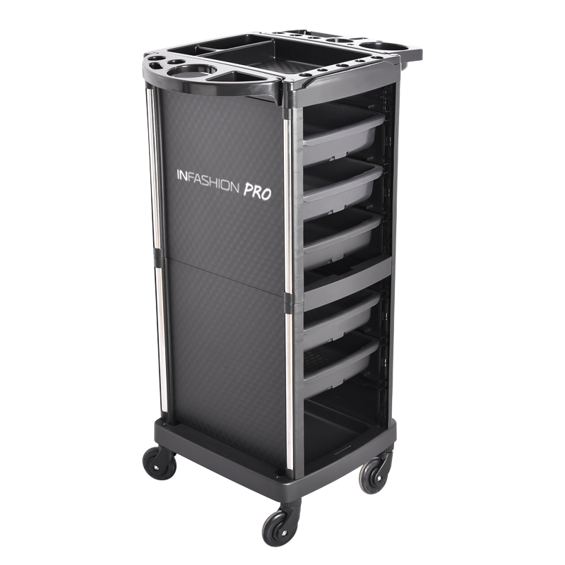 InFashion PRO Versa Chariot de Salon avec 5 tiroirs