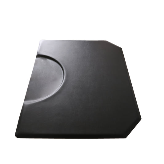 InFashion PRO Anti-Fatigue Salon Mat 3'x4' Hexagon with Round Cut Out - 5/8'' Thick