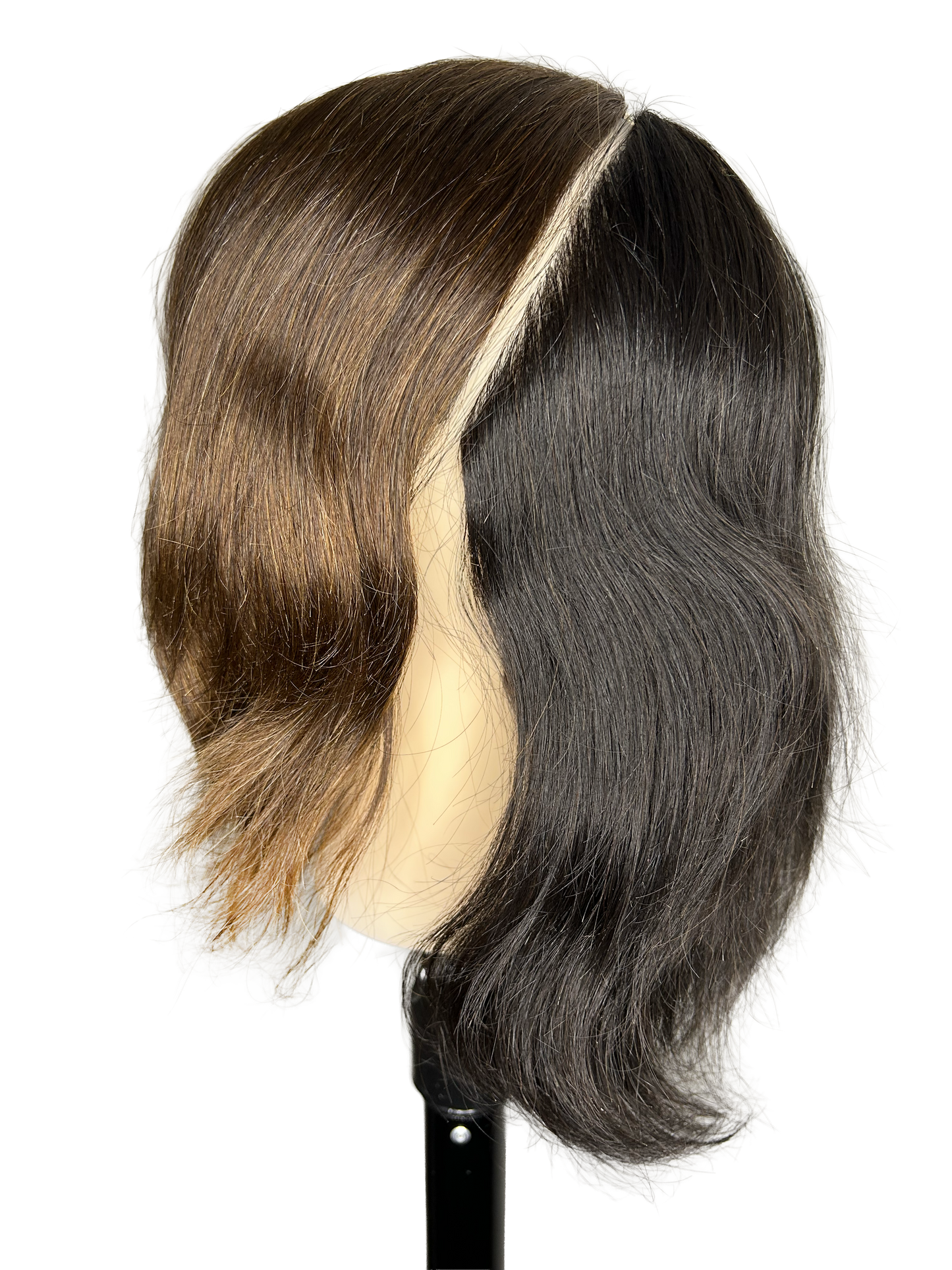 InFashion PRO Ms Evelyn Professional Training Mannequin Head 12'' 4 COLORS 100% Human Hair 135g