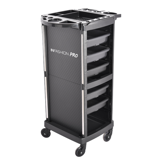 InFashion PRO Versa Salon Trolley Cart With 5 Drawers