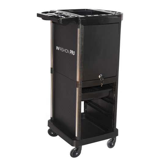 InFashion PRO Versa Salon Trolley Cart With 5 Drawers & 1 Lockable Section