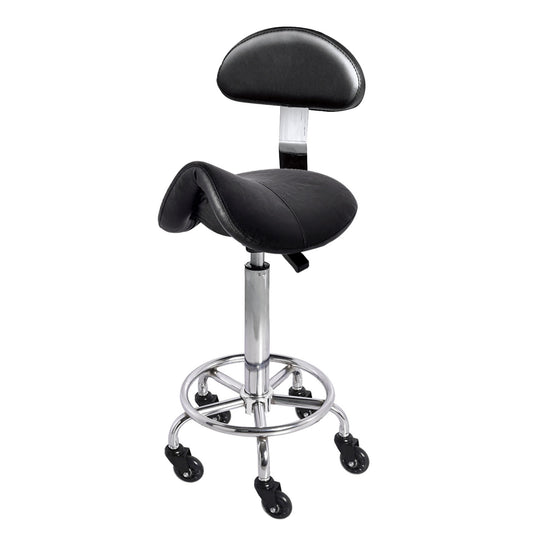 InFashion PRO Saddle Stool with Backrest - Circle Base